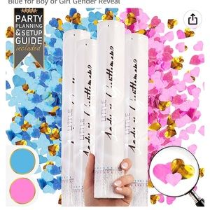 Gender Reveal Confetti & Powder Poppers